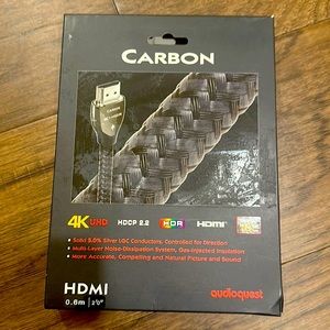 Audio quest carbon Hdmi cable 0.5m